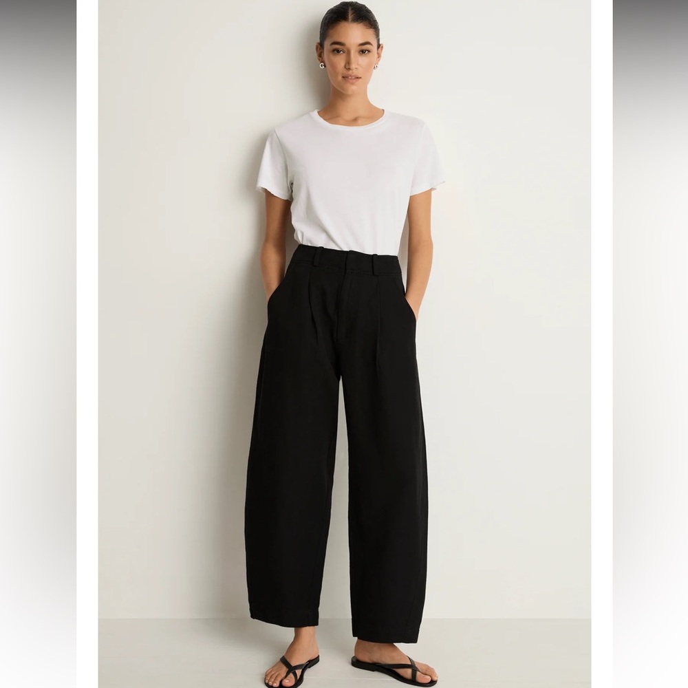 Apiece Apart Bari Cropped Trouser Size 8